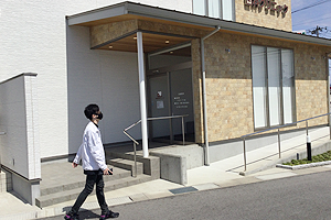 ランチを買いに行く写真
